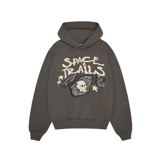 Broken Planet Space Trails Hoodie Beluga Grey