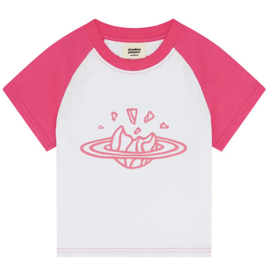 Broken Planet Baby Tee -Pink