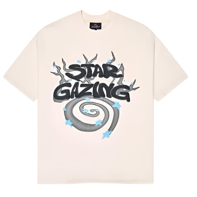 Broken Planet Stargazing T-Shirt Vanilla White
