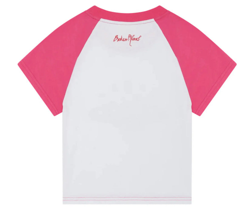 Broken Planet Baby Tee -Pink