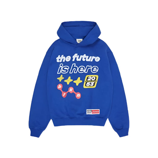 Broken Planet The Future Is Here Hoodie - Deep Blue