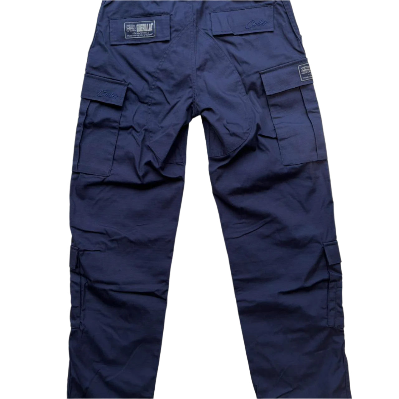 Corteiz Guerillaz Cargos Navy Blue