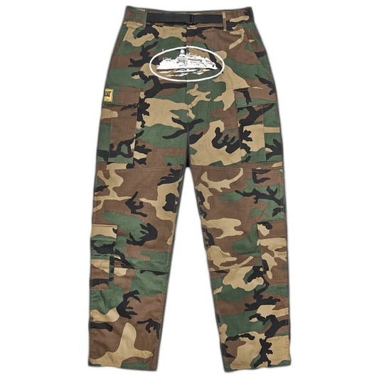 Corteiz Guerillaz Cargos - Woodland Camo