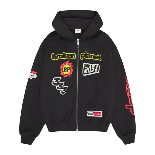 BPM Performance Zip Up Hoodie - Black
