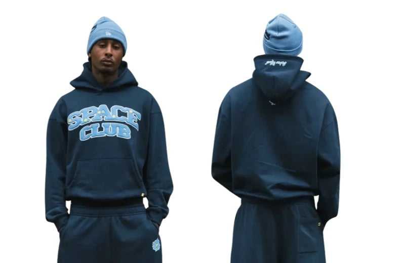 Broken Planet Space Club Hoodie - Outer Space Blue