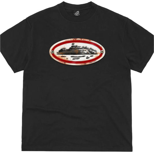 Corteiz Rusty Alcatraz Tee Black