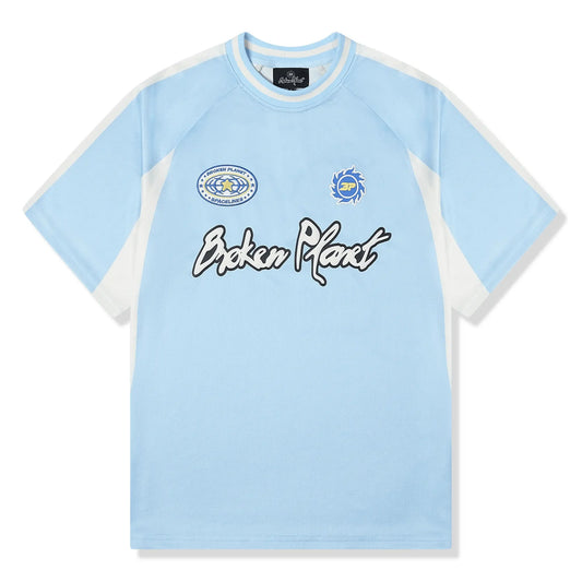 Broken Planet Football Jersey - Light Blue
