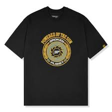 Broken Planet Crest T-shirt Midnight Black