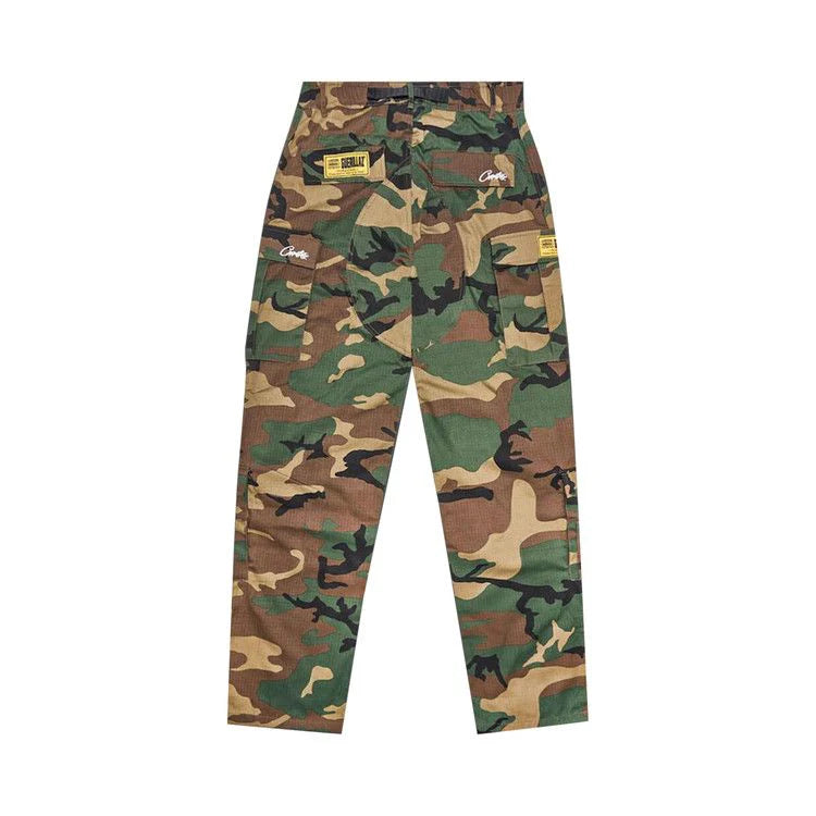 Corteiz Guerillaz Cargos - Woodland Camo