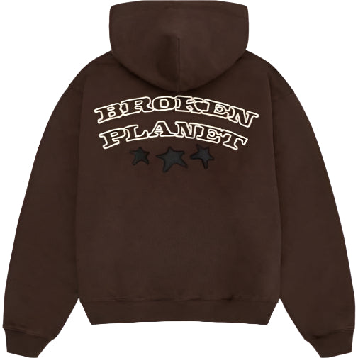 Broken Planet Out Of Service Hoodie Brown