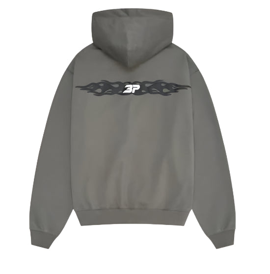 Broken Planet Chaos Hoodie Gunmetal Grey