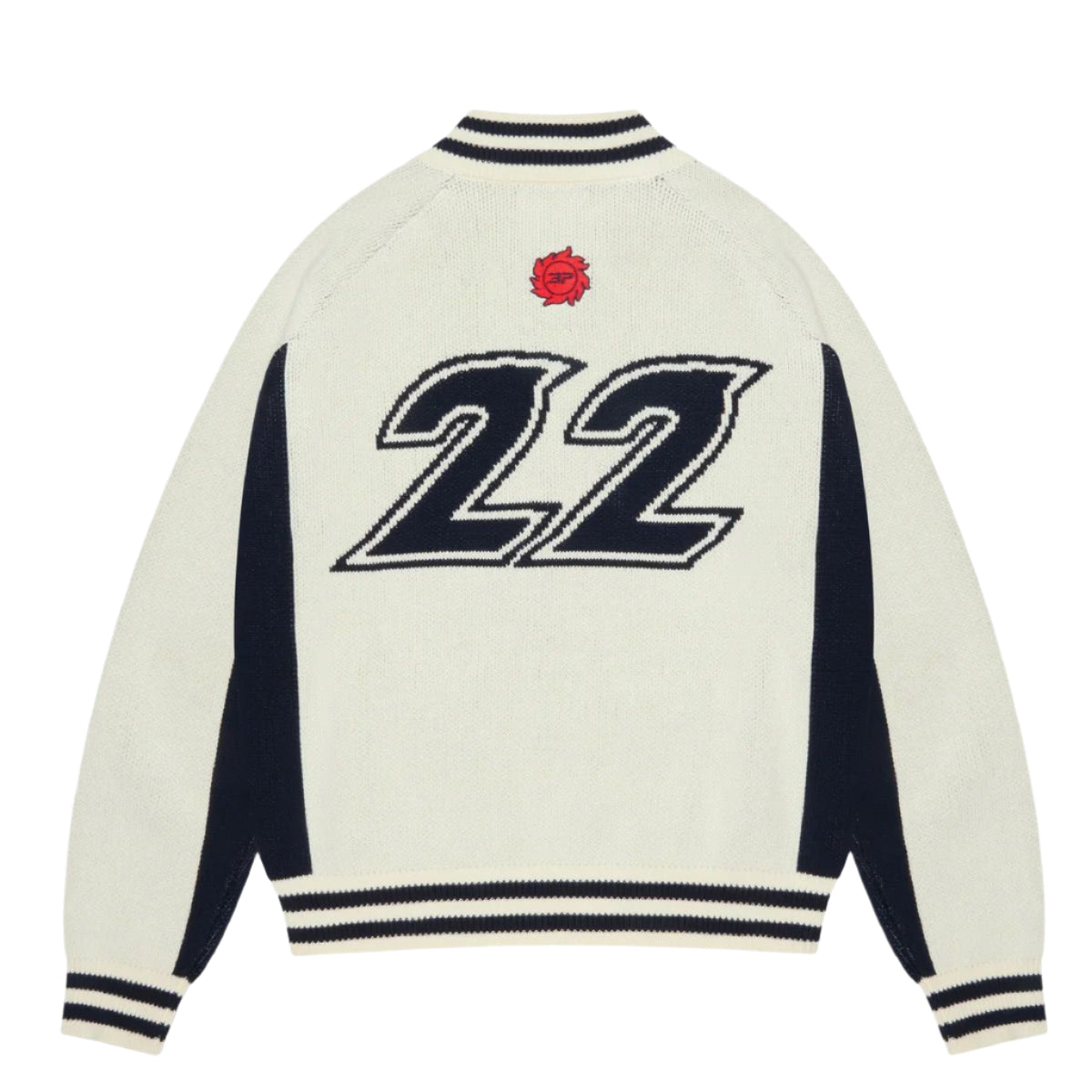 Broken Planet Racer Knit - White