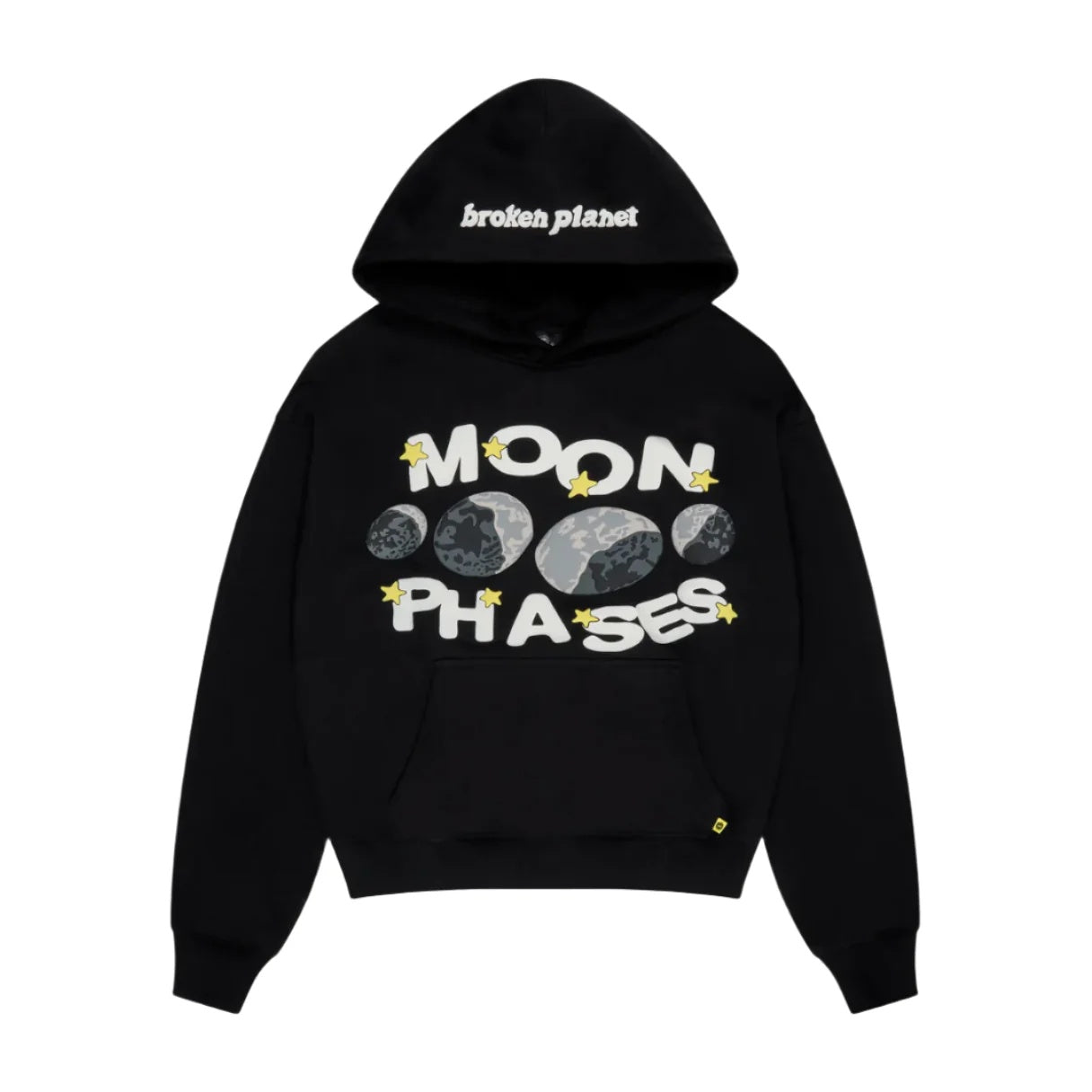 Broken Planet Moon Phases Hoodie -  Midnight Black