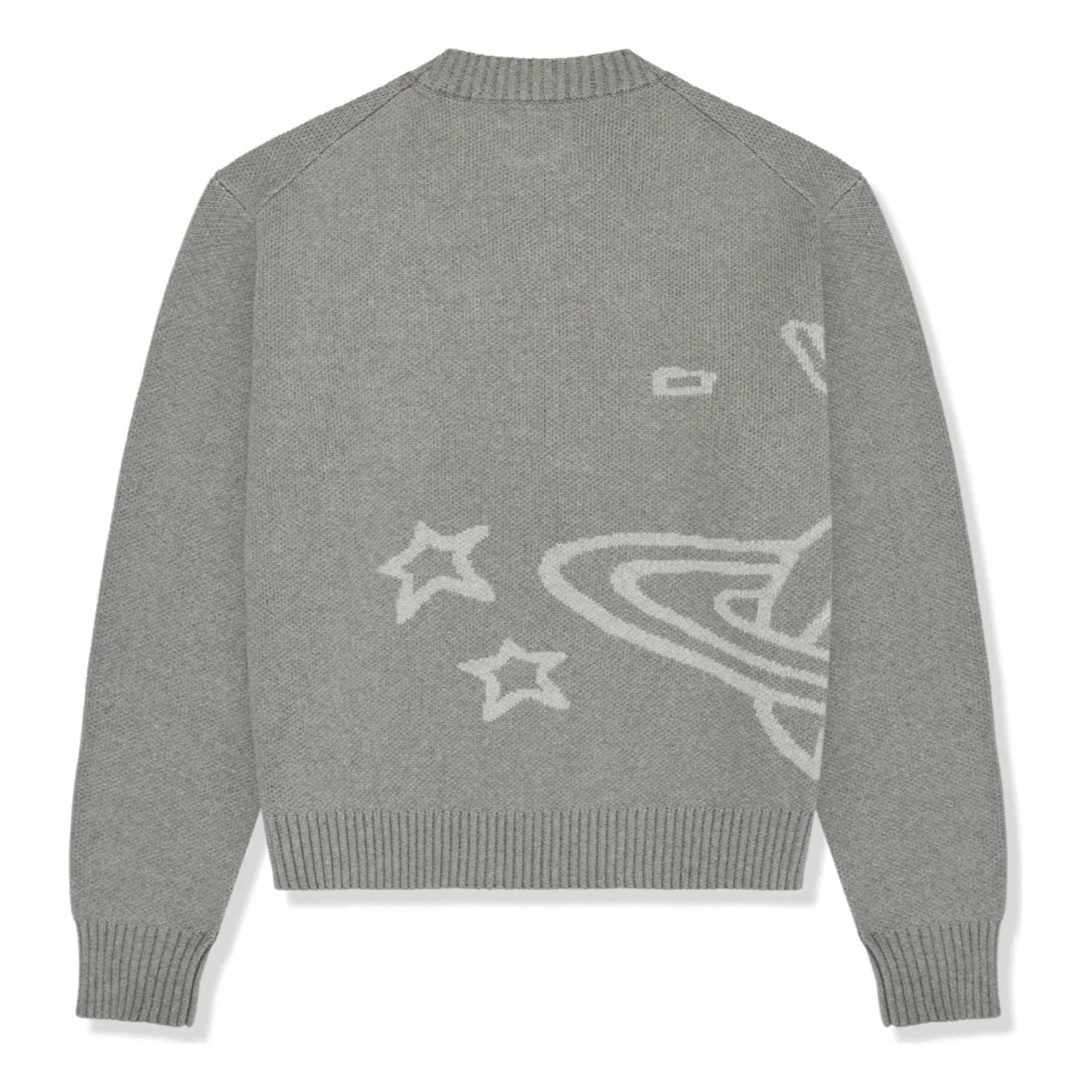 Broken Planet Knit Sweater - Heather Grey