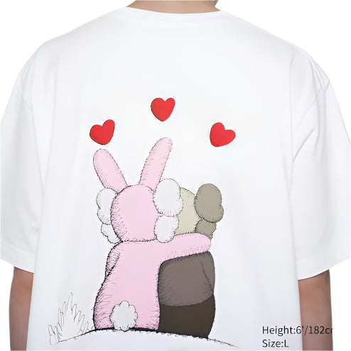 KAWS x Warhol Uniqlo UT Graphic T-Shirt - White Pink