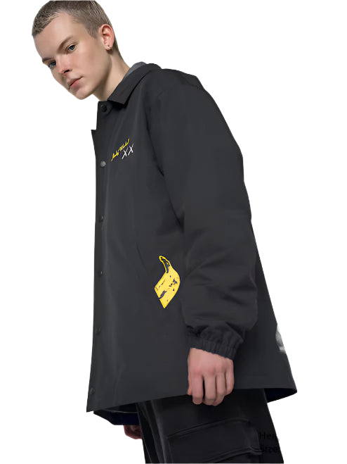 KAWS x Warhol Uniqlo UT Coach Jacket - Black