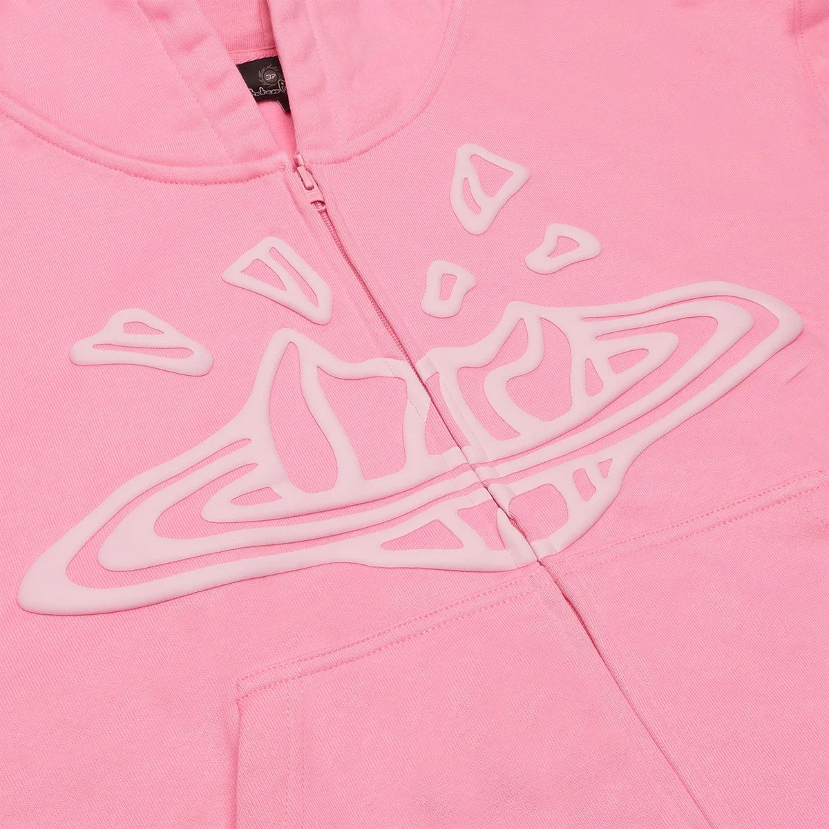 Broken Planet Zip Up Hoodie - Candy Pink