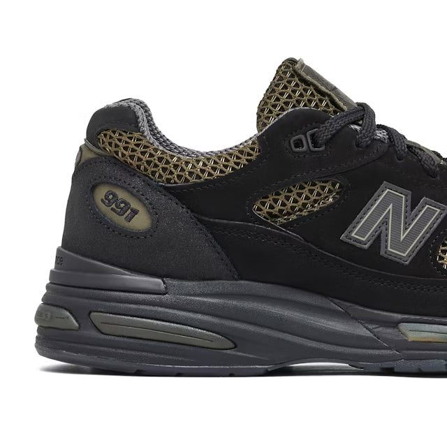 New Balance 991V2 x Stone Island Black Olive