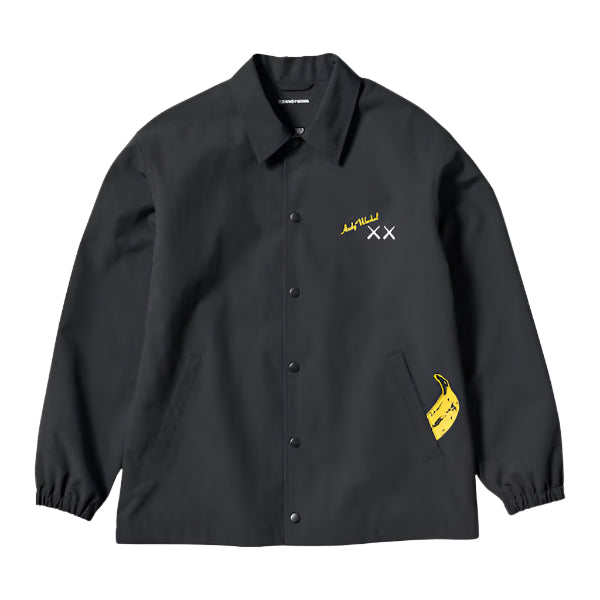 KAWS x Warhol Uniqlo UT Coach Jacket - Black