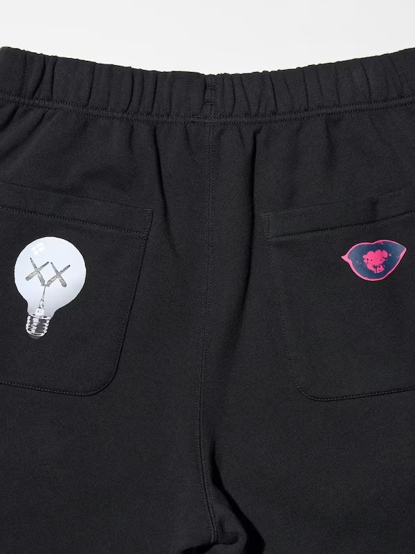 KAWS x Warhol Uniqlo UT Joggers - Black