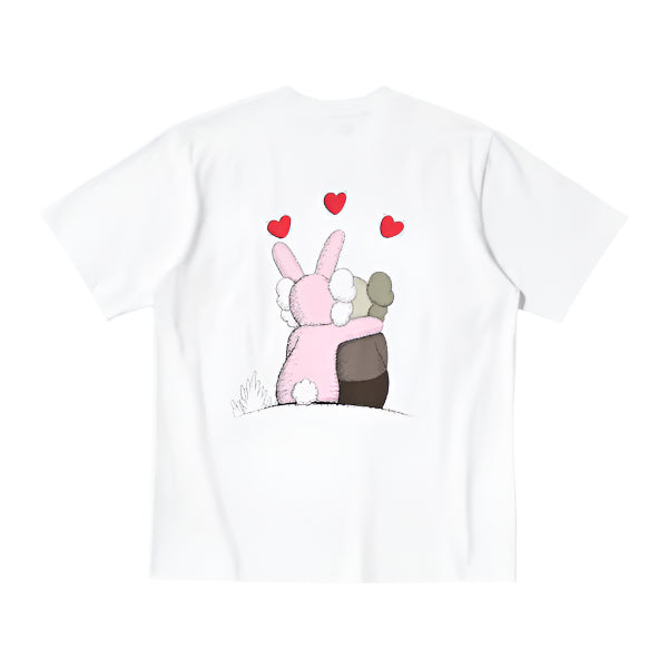 KAWS x Warhol Uniqlo UT Graphic T-Shirt - White Pink