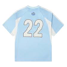 Broken Planet Football Jersey - Light Blue