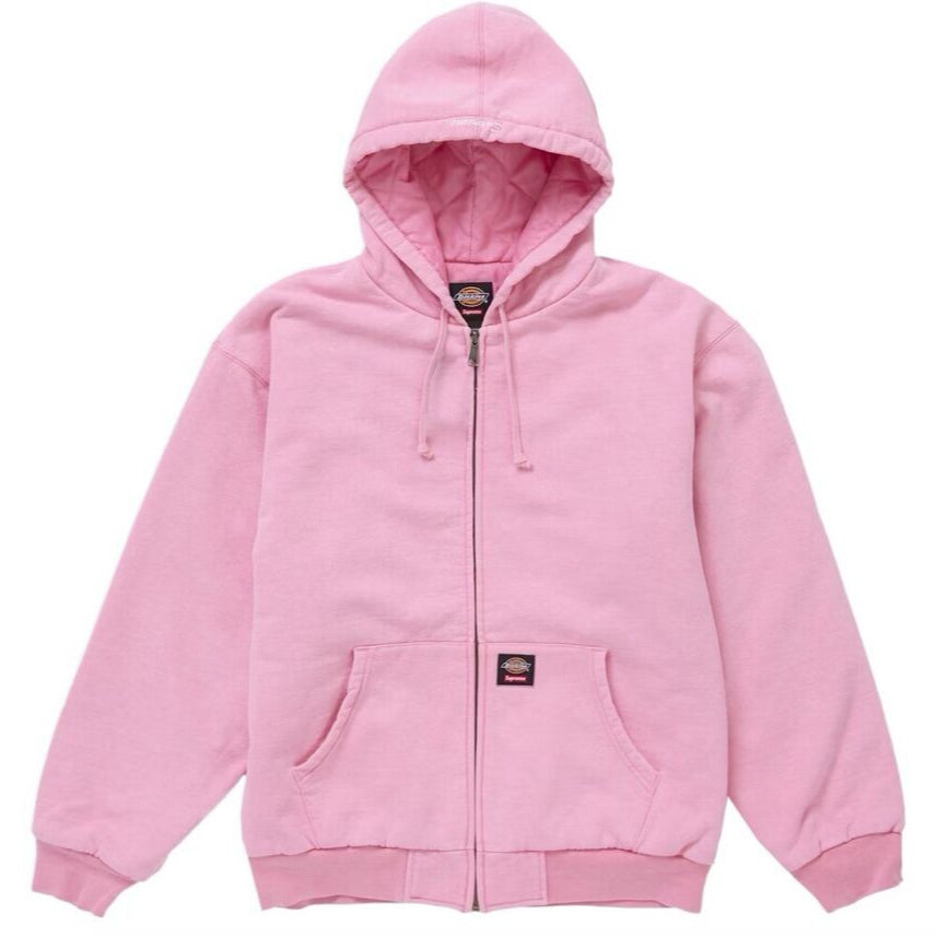 Supreme x Dickies Quilted Lined Zip Up Hooded Sweatshirt